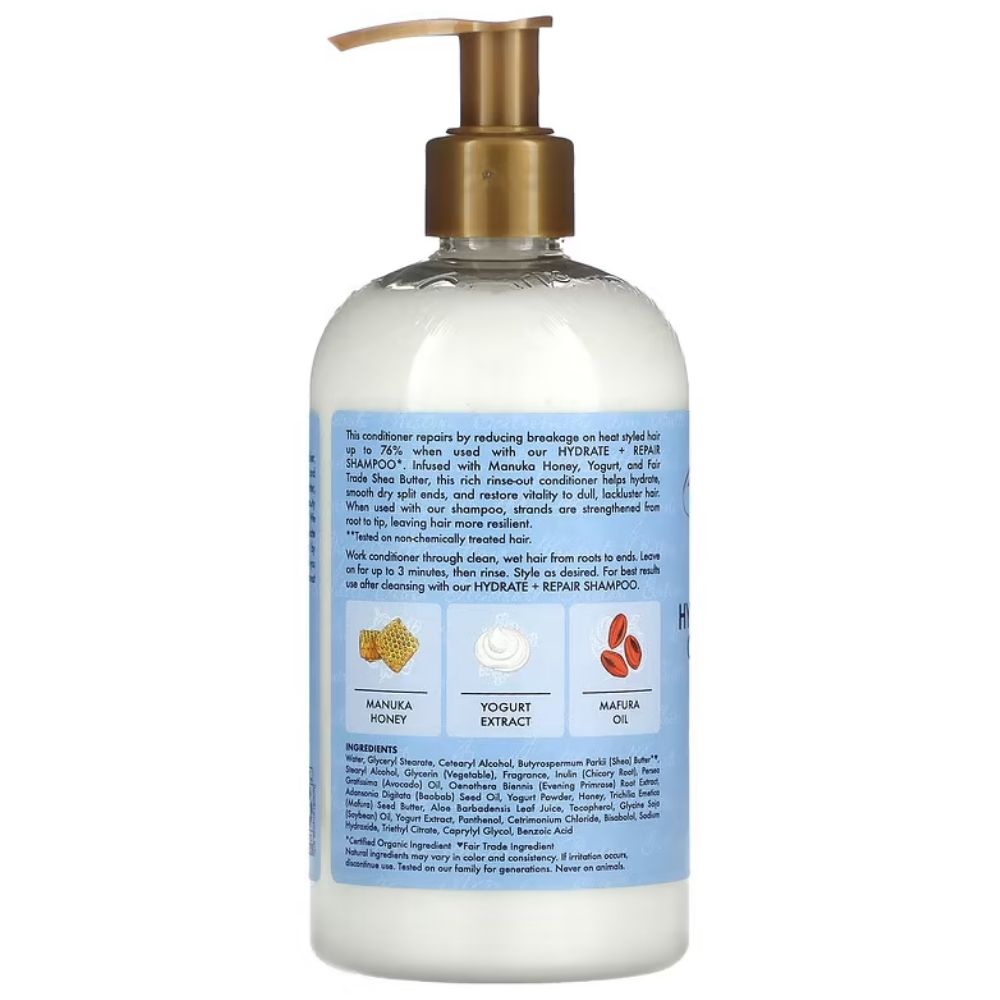 Shea Moisture Joghurt Hydrate &amp; Manuka Honig + Repair Spülung 384ml