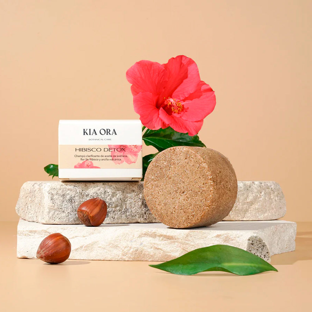 Kia Ora Shampoo Solid Hibisco Detox 85g