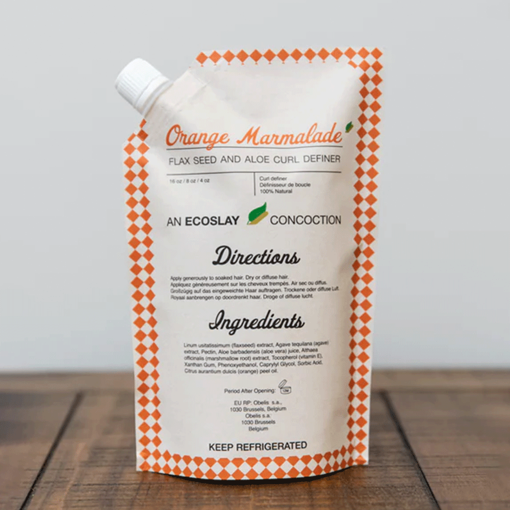 Ecoslay Orange Marmalade Flaxseed and Aloe Curl Definer