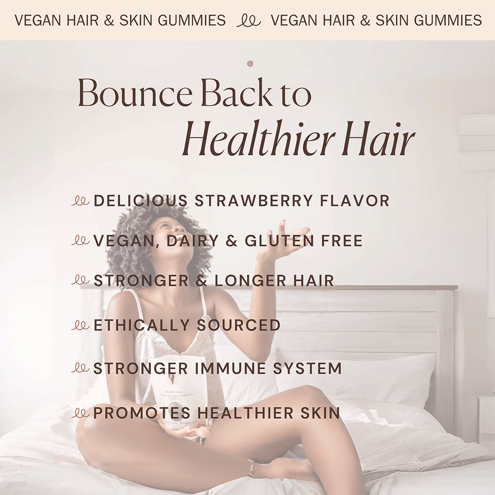 Bounce Curl Vegan Collagen Boosting Hair &amp; Skin Gummies