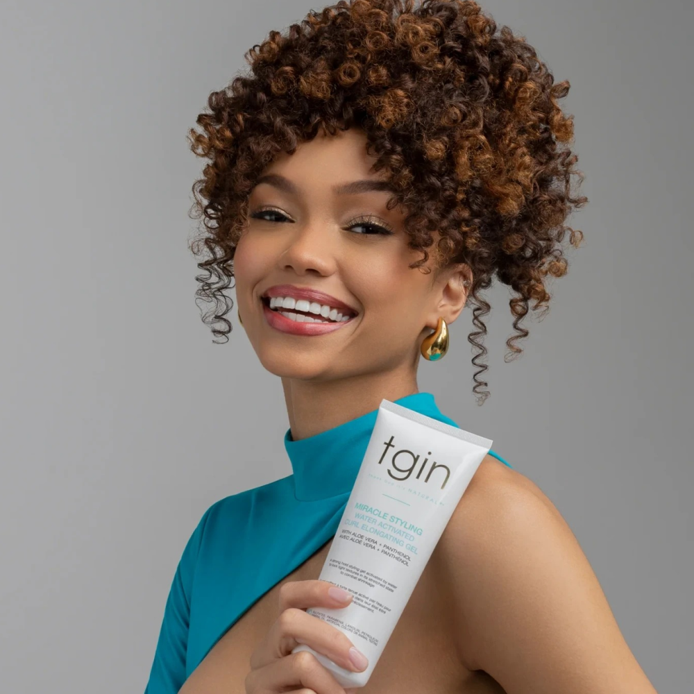 Tgin Miracle Styling Water Activated Curl Elongating Gel 8oz