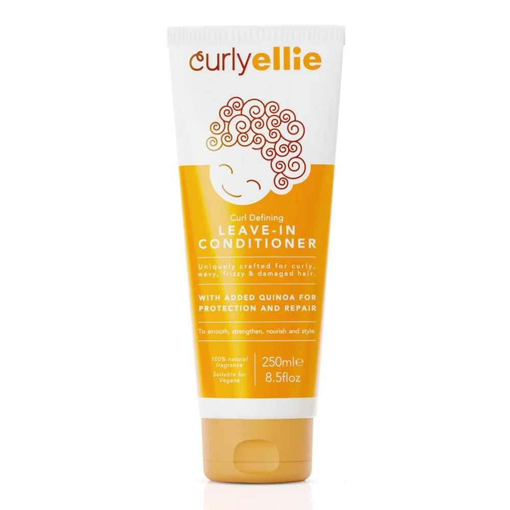 CurlyEllie Curl Defining Leave-In Conditioner Uniquely Crafted for Culy, Wavy, Frizzy and Damaged hair  with added Quinoa for Protection and Repair