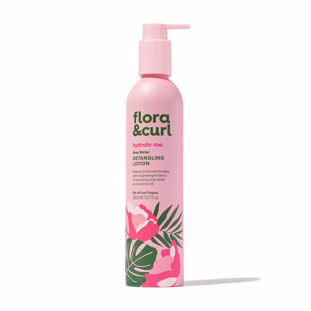 Flora &amp; Curl Hydrate Me Rosenwasser-Entwirrungspflege 300ml