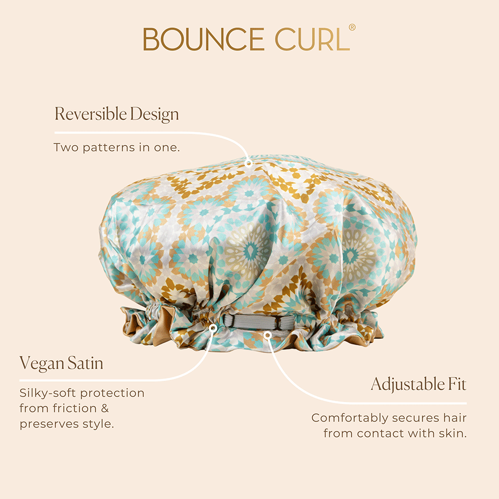 Bounce Curl Reversible Satin Hair Bonnet