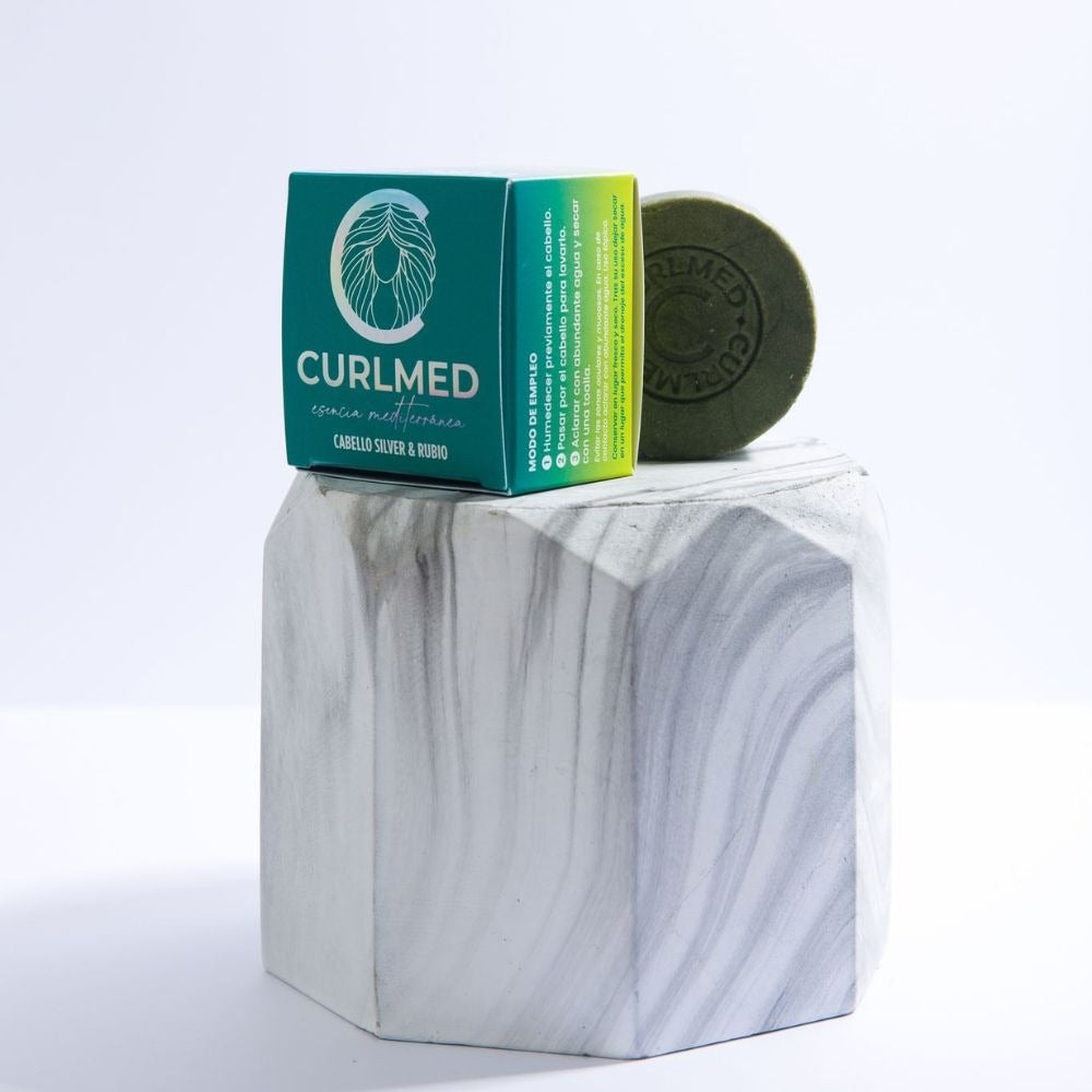 CurlMed Festes Shampoo für silbernes und blondes Haar 80g
