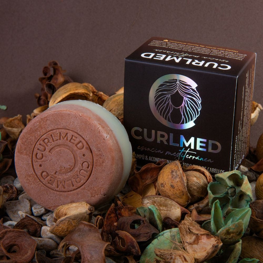 CurlMed Festes Shampoo + Spülung für alle Haartypen 70g