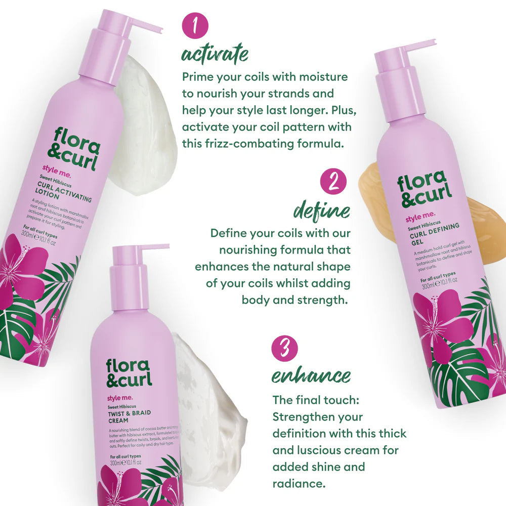 Flora &amp; Curl Das Lockenhaar-Styling-Kit