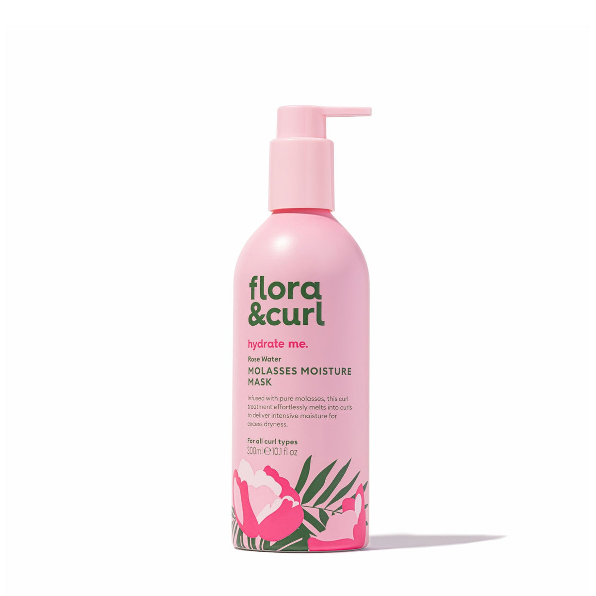Flora &amp; Curl Hydrate Me Rose Water Molasses Moisture Mask 300ml