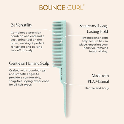 Bounce Curl Styling Comb (Teal)