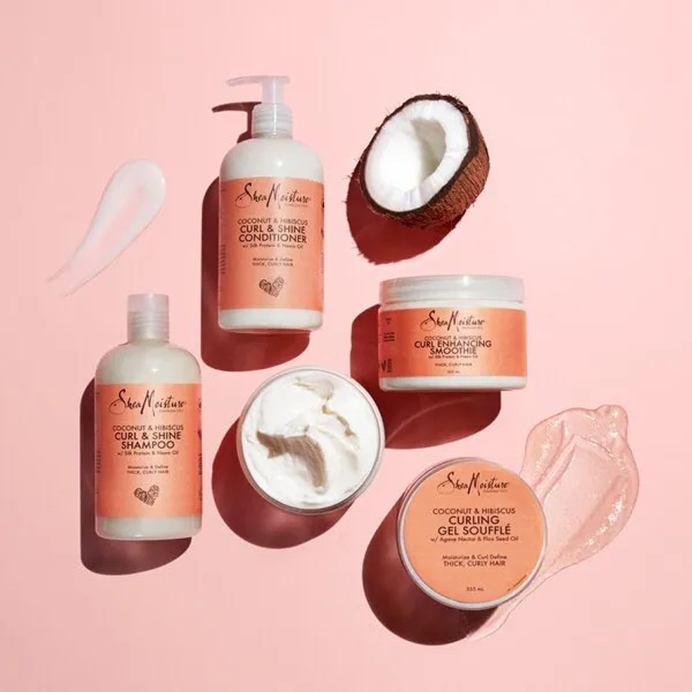 Shea Moisture Coconut &amp; Hibiscus Curl &amp; Shine Shampoo