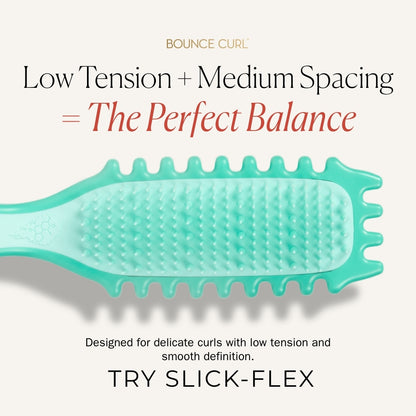 Bounce Curl Slick-Flex Define EdgeLift Brush Teal
