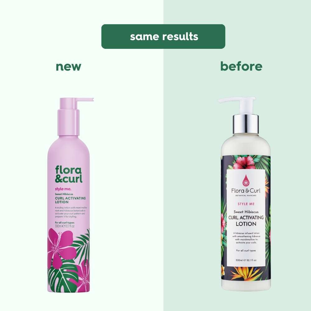 Flora &amp; Curl Style Me Sweet Hibiscus Curl Activating Lotion 300ml