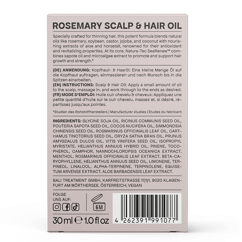 Bali Curls Rosmarin Kopfhaut- &amp; Haaröl 30ml