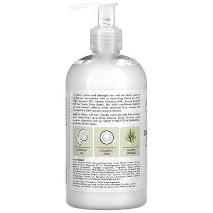 Shea Moisture 100% natives Kokosnussöl Tägliche Feuchtigkeitspflege Spülung 384ml