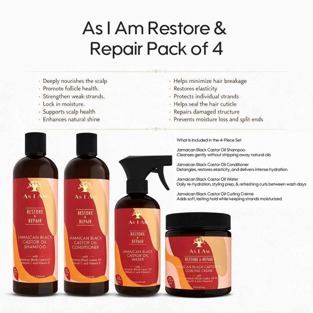 As I Am Restore &amp; Repair 4er-Pack