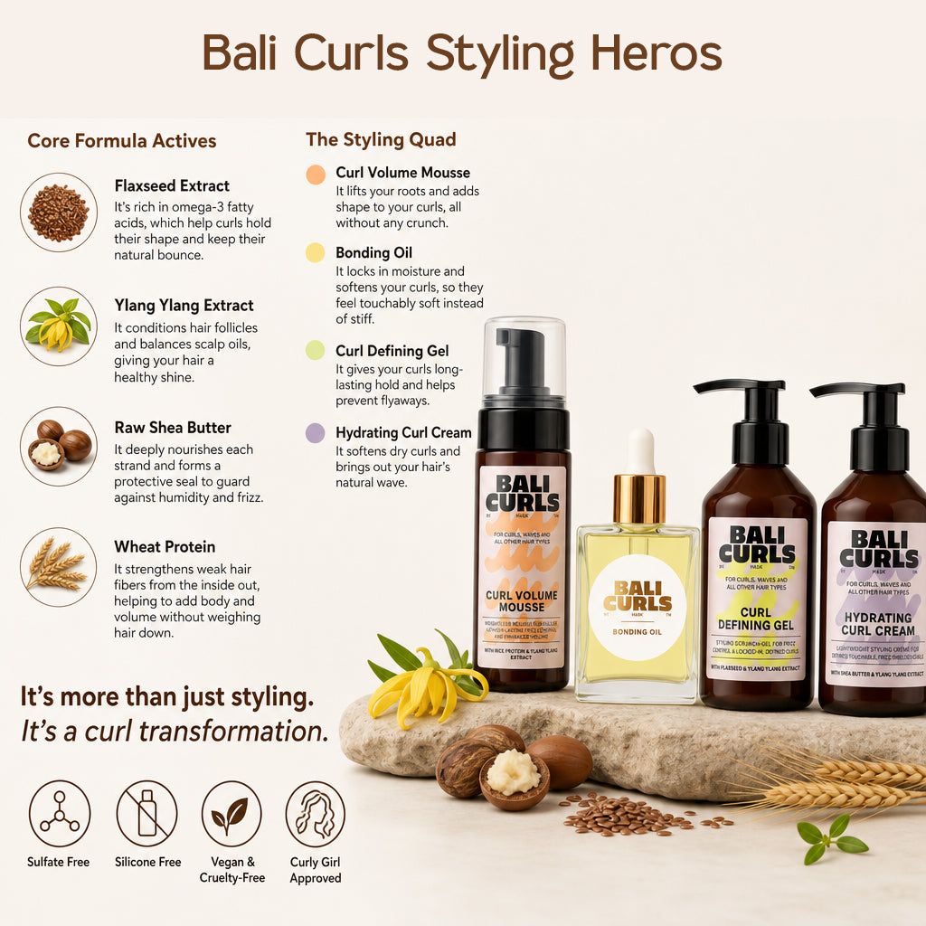 Bali Curls Styling-Helden