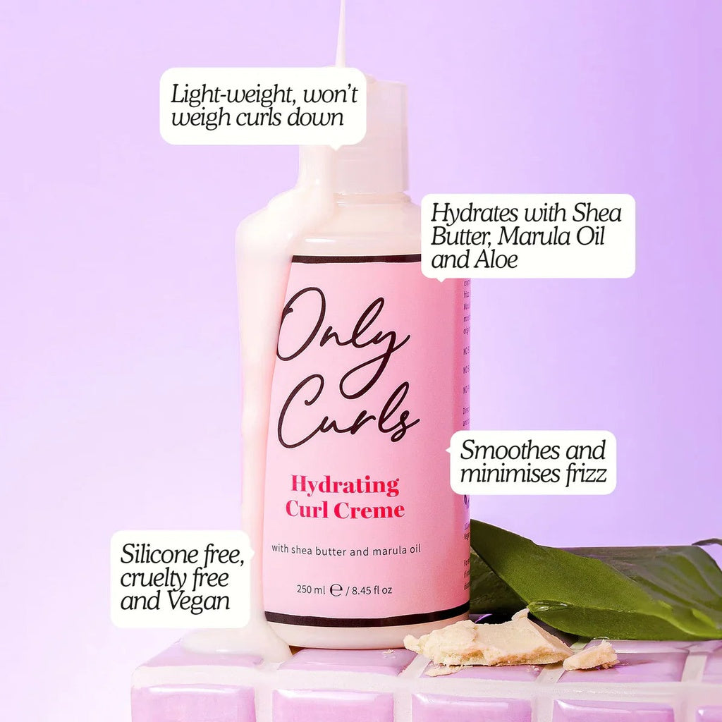 CurlyNest Starter-Kit für krauses, lockiges Haar 4B-4C – Stärkung der Haarstruktur