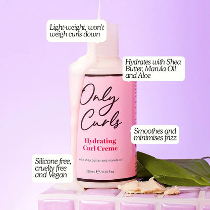 CurlyNest Starter-Kit für krauses, lockiges Haar 4B-4C – Stärkung der Haarstruktur