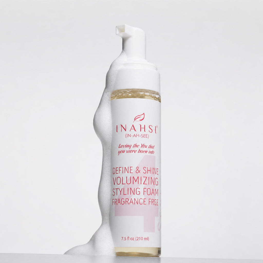 Inahsi Naturals Define &amp; Shine Volumizing Styling Foam