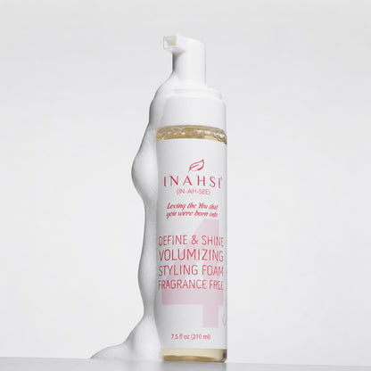 Inahsi Naturals Define &amp; Shine Volumizing Styling Foam