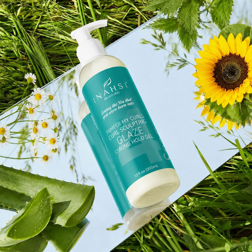 Inahsi Naturals Pamper My Curl Sculpting Glaze Strong Hold Gel