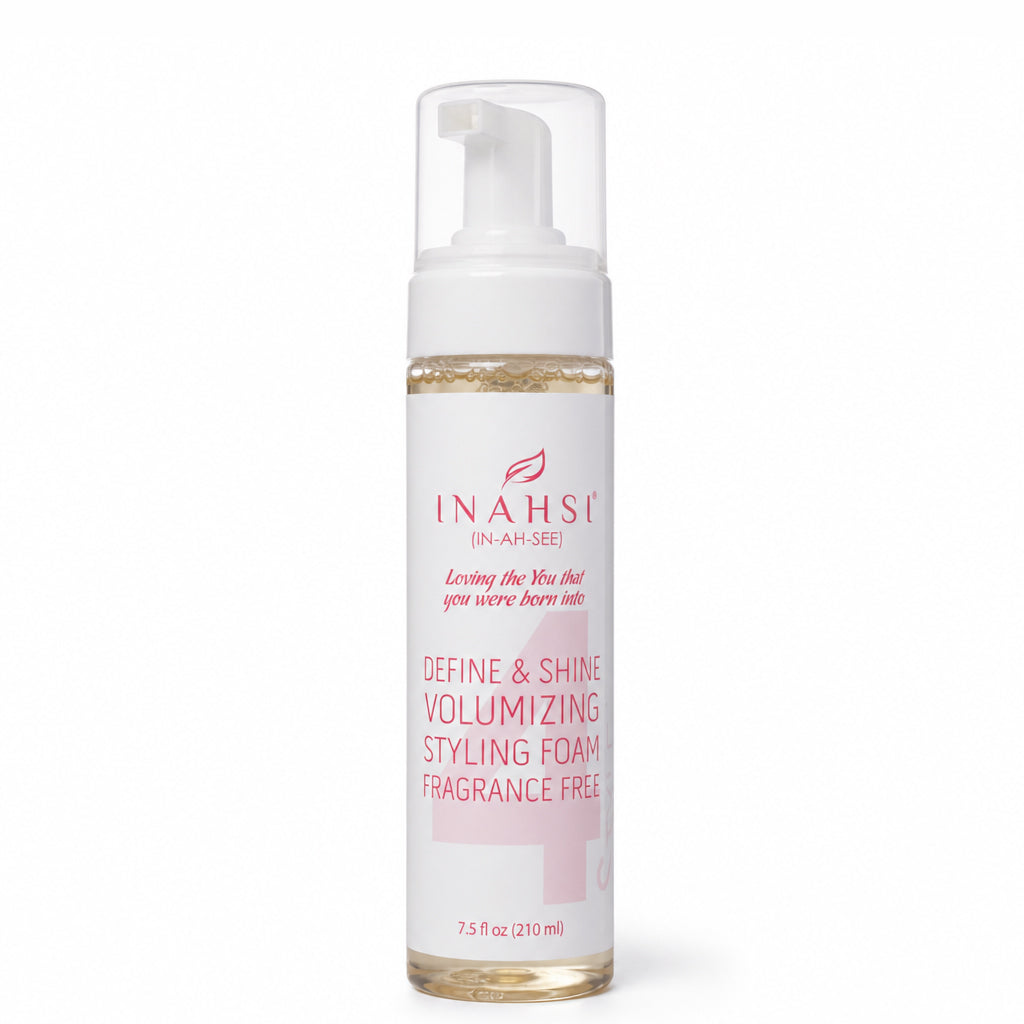 Inahsi Naturals Define &amp; Shine Volumizing Styling Foam