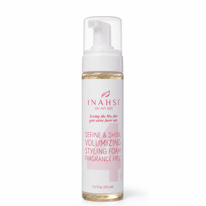 Inahsi Naturals Define &amp; Shine Volumizing Styling Foam