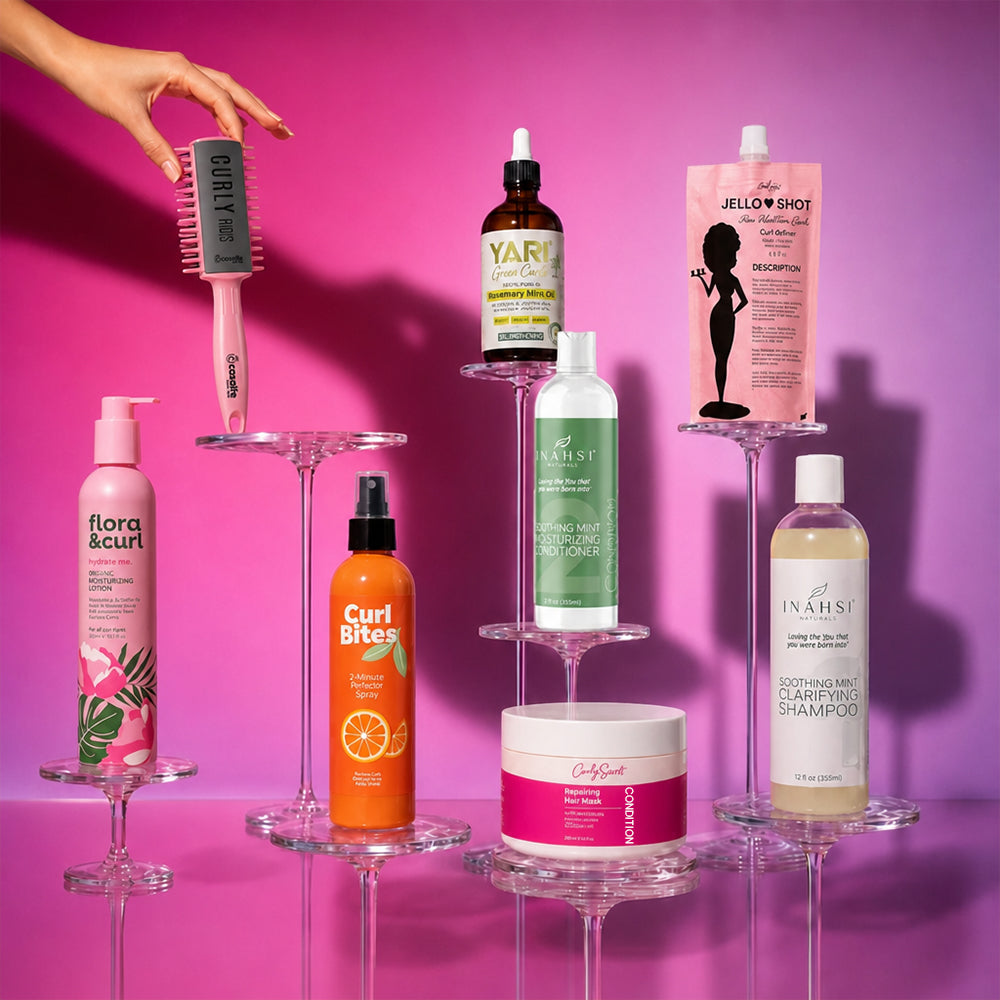 CurlyNest Professional/Pro Kit für Salon-Style Lockenpflege-Essentials
