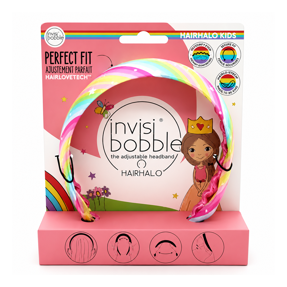 Invisibobble Hairhalo Rainbow Crown