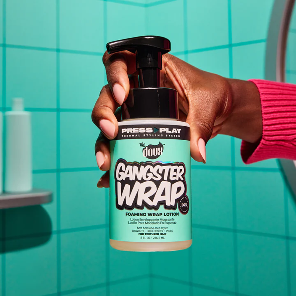 The Doux Press Play Gangster Wrap Foam Wrap Lotion 8oz