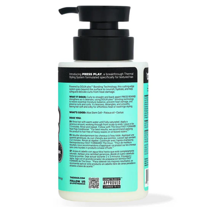 The Doux Press Play Rewind Locken-Reversion Shampoo 236ml
