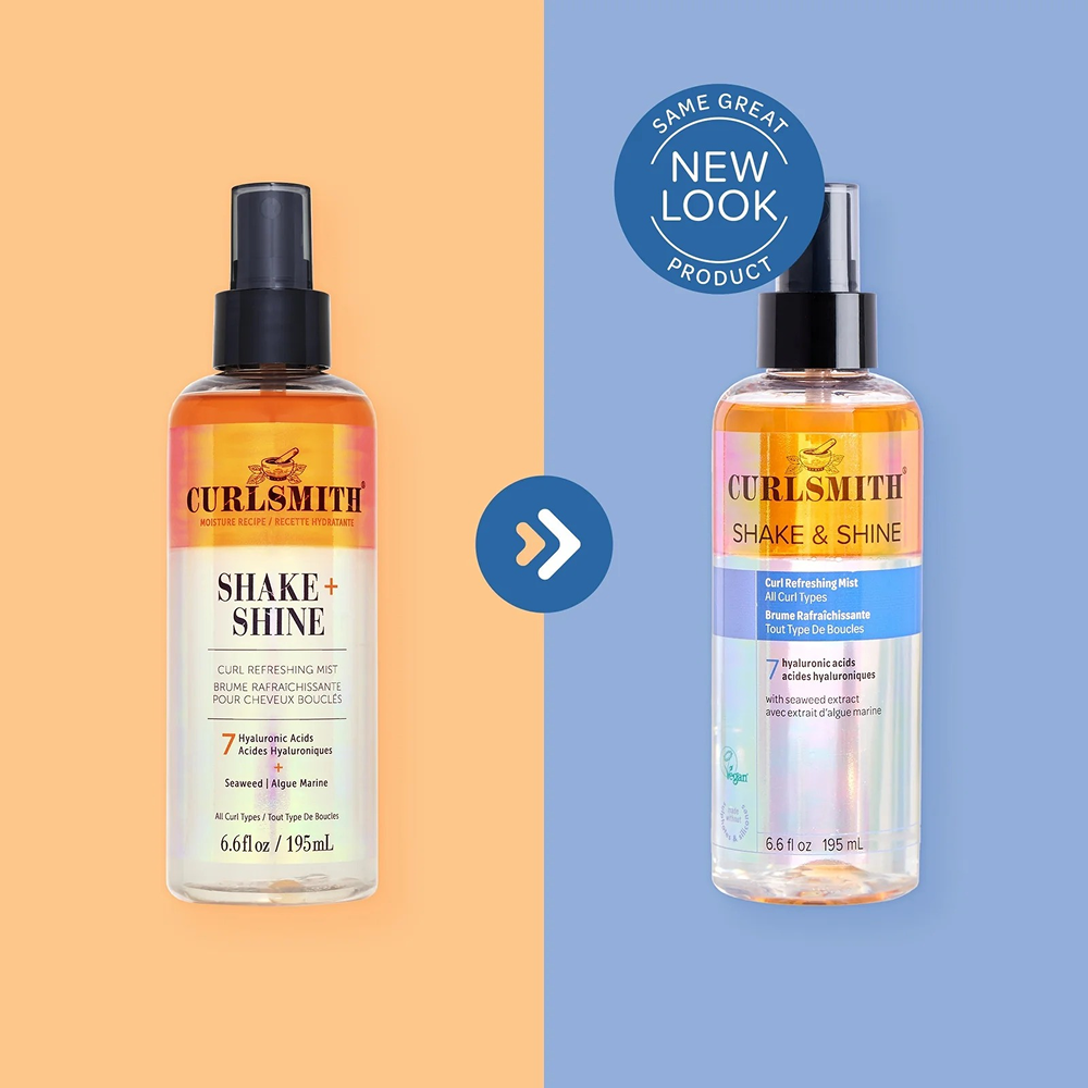 Curlsmith Shake + Shine Locken-Erfrischungsspray 195ml