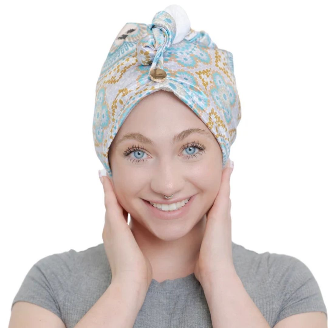 Bounce Curl Satin Mikrofaser Turban