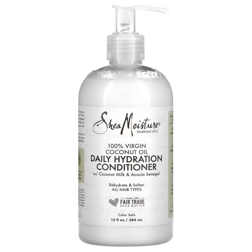 Shea Moisture 100% natives Kokosnussöl Tägliche Feuchtigkeitspflege Spülung 384ml