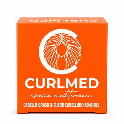 CurlMed Festes Shampoo für fettiges Haar und empfindliche Kopfhaut 80g