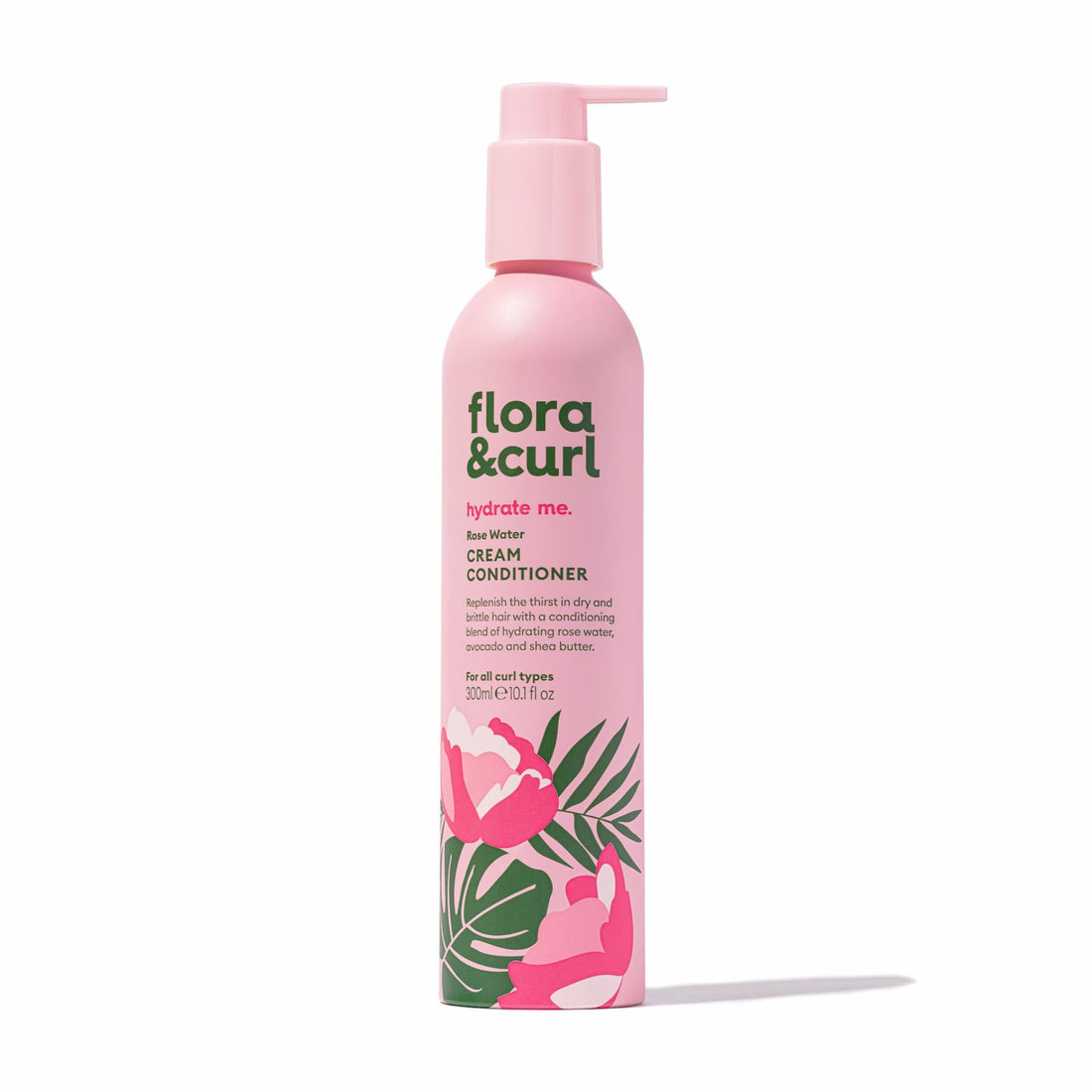 Flora &amp; Curl Hydrate Me Rosenwasser Creme Conditioner 300ml