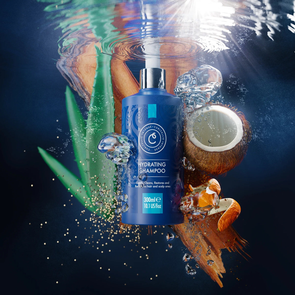 CurlyEllie Intensiv feuchtigkeitsspendendes Shampoo 300ml