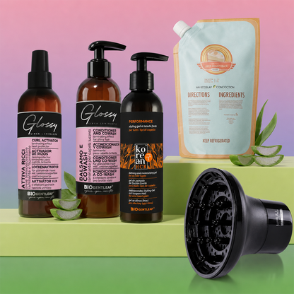CurlyNest Pro Kit für lockiges Haar 3A-3B – Elastizität meistern