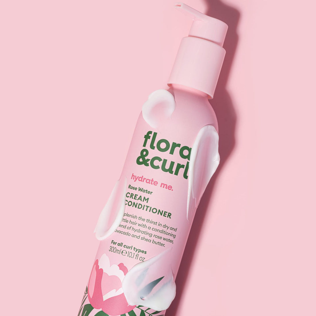 Flora &amp; Curl Hydrate Me Rosenwasser Creme Conditioner 300ml