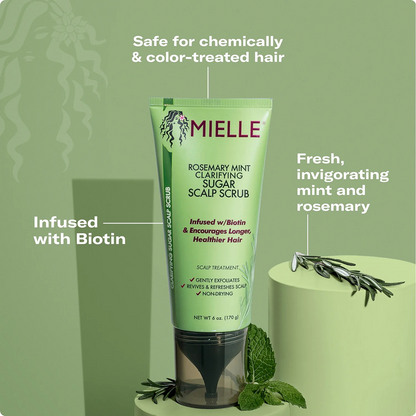 Mielle Rosemary Mint Strengthening Sugar Scalp Scrub 6oz