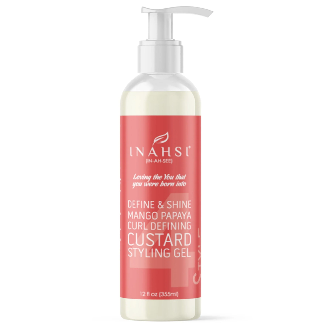 Inahsi Naturals Define &amp; Shine Mango Papaya Locken definierende Creme