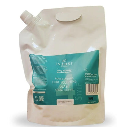 Inahsi Naturals Pamper My Curl Sculpting Glaze Strong Hold Gel