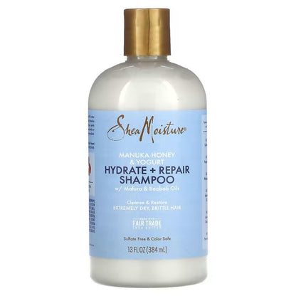 Shea Moisture Manuka Honig &amp; Joghurt Hydrate + Repair Shampoo 384ml
