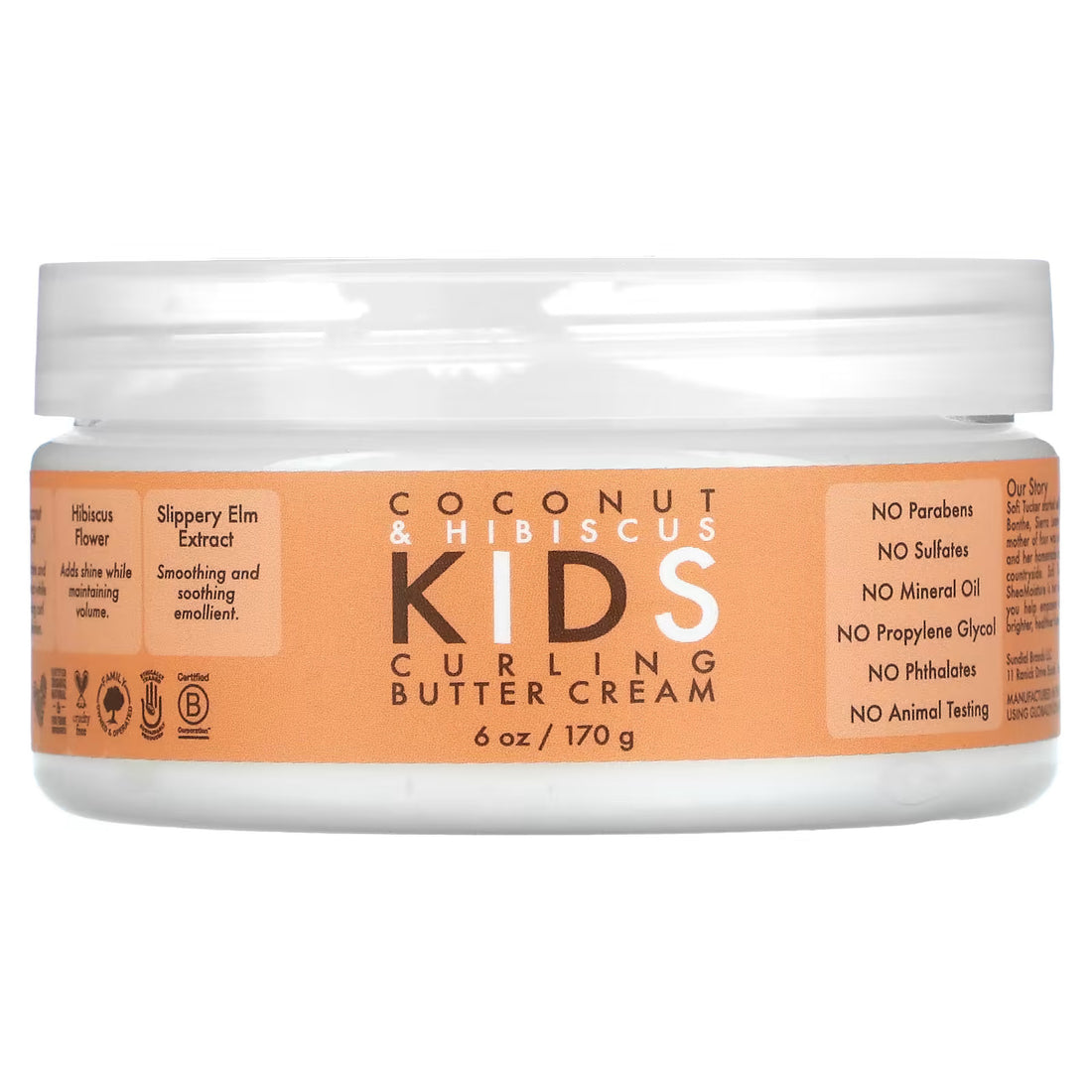 Shea Moisture Kids Kokosnuss &amp; Hibiskus Lockencreme 170g