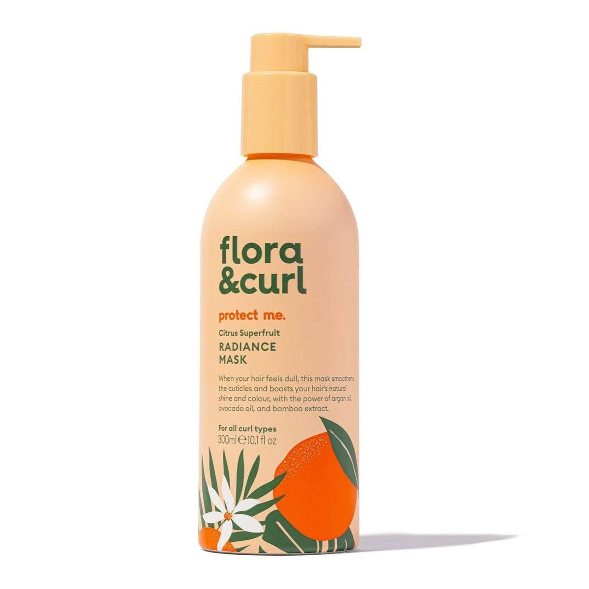 Flora &amp; Curl Protect Me Citrus Superfruit Radiance Maske 300ml