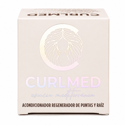 CurlMed Fester Conditioner Regenerierende Spitzen und Wurzel Matcha Tee 80g