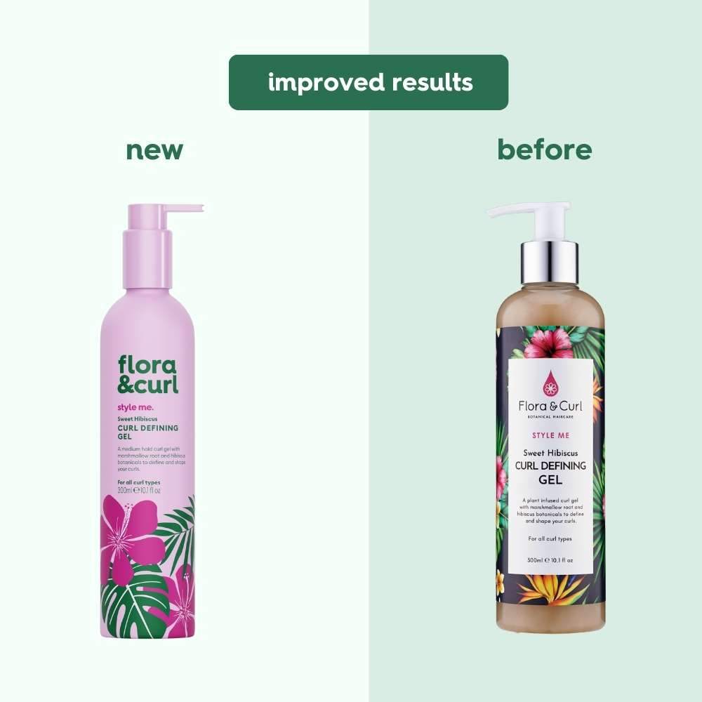 Flora &amp; Curl Style Me Sweet Hibiscus Locken definierendes Gel 300ml