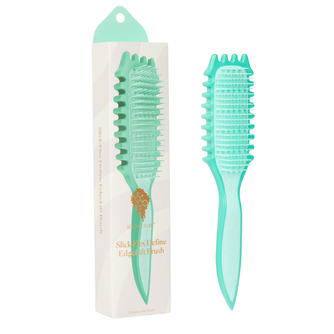 Bounce Curl Slick-Flex Define EdgeLift Brush Türkis