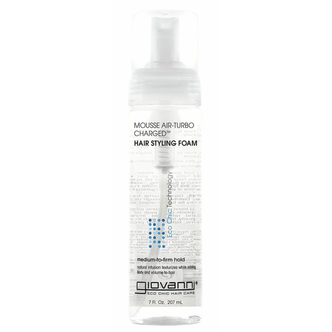 Giovanni Eco Chic Mousse Air Turbo-Charged Haarstyling-Schaum 207ml