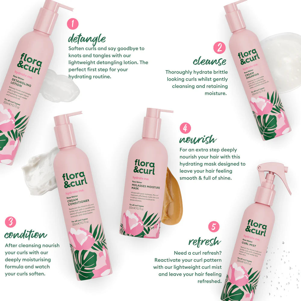 Flora &amp; Curl Das komplette Feuchtigkeits-Set